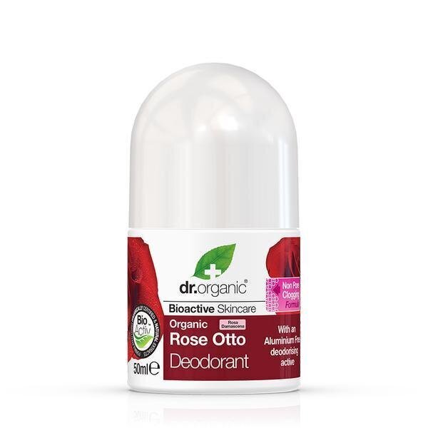 Dr. Organic -deodorantti, sis. ruusuöljyä, 50 ml hinta ja tiedot | Deodorantit | hobbyhall.fi