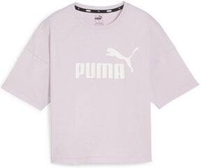 Puma Pusero Ess Cropped Logo Pink 586866 60 586866 60/S hinta ja tiedot | Naisten T-paidat | hobbyhall.fi