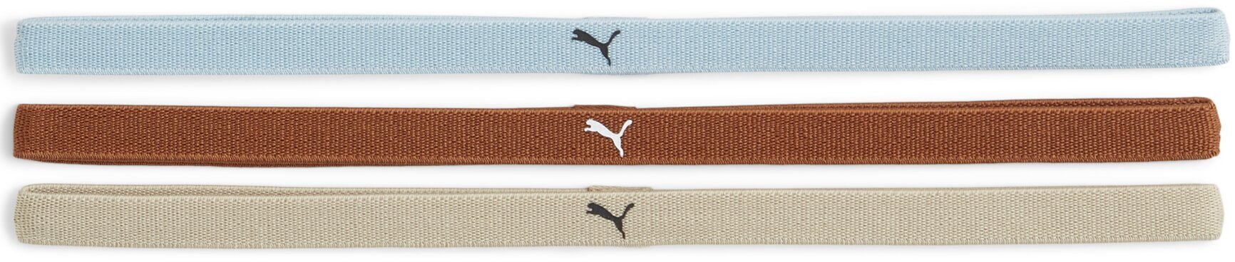 Puma Pääpanta AT Sportbands Womens (3pcs) Cream Blue Brown 053491 24 053491 24 hinta ja tiedot | Naisten urheiluvaatteet | hobbyhall.fi