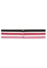 Puma Pääpanta AT Sportbands Womens (3pcs) Black Pink 053491 23 053491 23 hinta ja tiedot | Naisten urheiluvaatteet | hobbyhall.fi