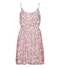 Vero Moda naisten mekko 10289489*03, valkoinen/pinkki 5715518221520 hinta ja tiedot | Mekot | hobbyhall.fi