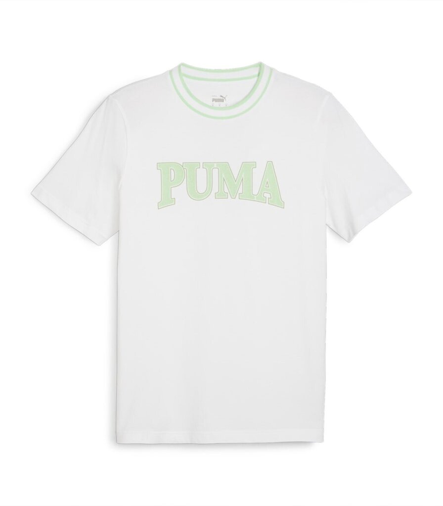 Puma Miesten T-paita 678967*52, valkoinen/minttu 4099686839406 hinta ja tiedot | Miesten T-paidat | hobbyhall.fi