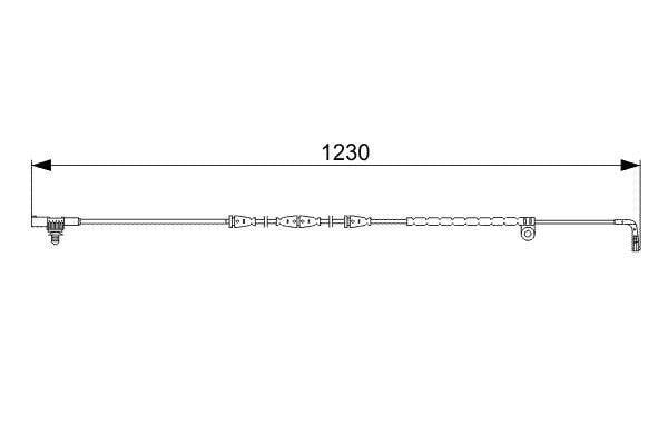 BOSCH jarrupalojen kulumisanturi Land Rover Range Rover Sport (l320) 1987473022 SEM500062 SEM500062 hinta ja tiedot | Lisätarvikkeet autoiluun | hobbyhall.fi