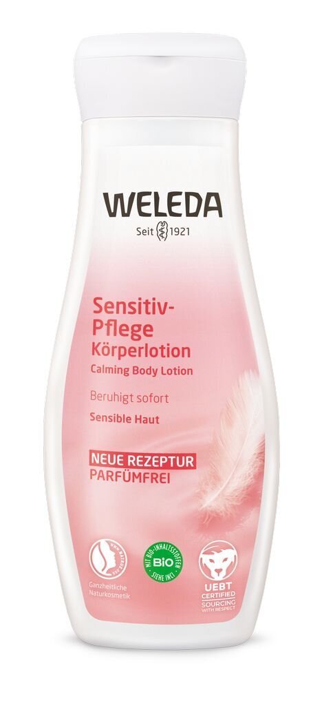 Weleda Sensitive vartaloemulsio 200 ml hinta ja tiedot | Vartalovoiteet ja -emulsiot | hobbyhall.fi