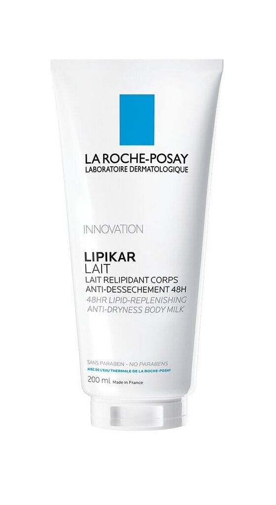 La Roche Posay Lipikar 48h -vartaloemulsio, kosteuttava, 200 ml hinta ja tiedot | Vartalovoiteet ja -emulsiot | hobbyhall.fi