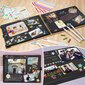 Musta nahkainen scrapbooking-albumi hinta ja tiedot | Valokuva-albumit -ja kehykset | hobbyhall.fi