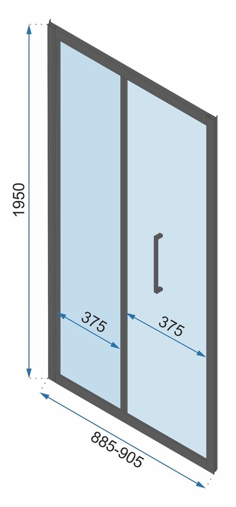 Suihkukaappi Rapid Fold hinta ja tiedot | Suihkukaapit ja suihkunurkat | hobbyhall.fi