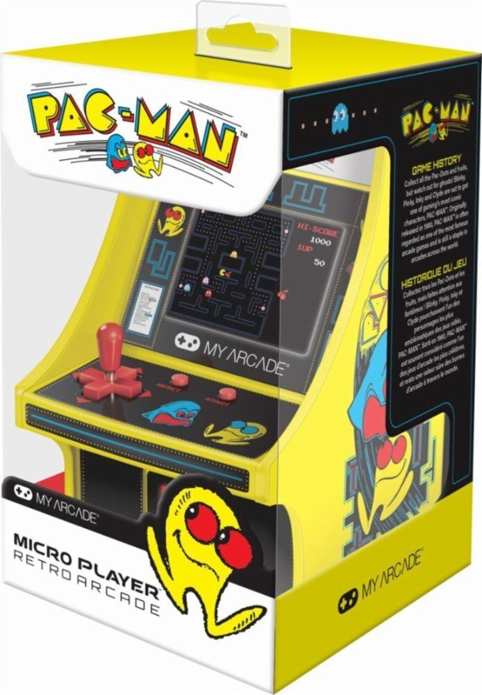 dreamGEAR Retro arcade-pelikonsoli Pac-Man hinta ja tiedot | Pelikonsolit | hobbyhall.fi