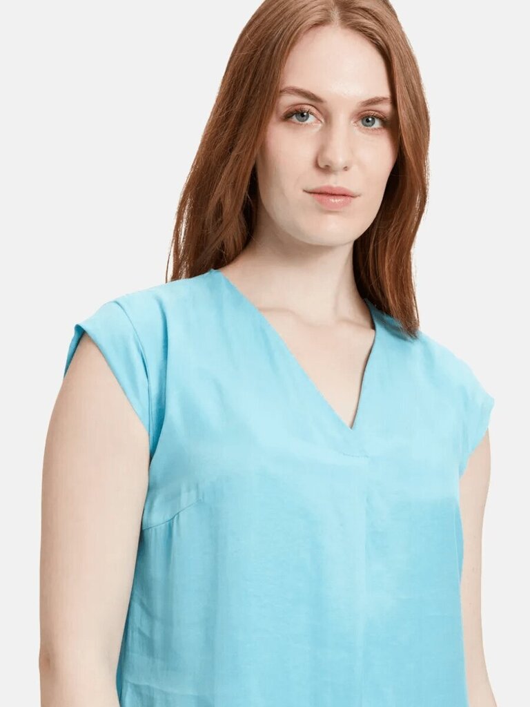 Pukeutua BETTY BARCLAY Casual V-Neck Blue Mist 1376/3313 8174 hinta ja tiedot | Mekot | hobbyhall.fi