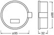 OSRAM Ledriving undefined Cap, ajovalo LEDCAP03 LEDCAP09 hinta ja tiedot | Lisätarvikkeet autoiluun | hobbyhall.fi