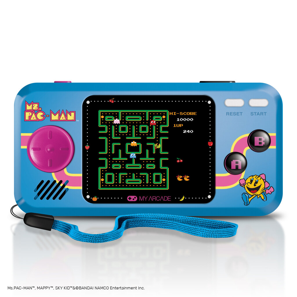 My Arcade Pocket Player - Ms. Pac-Man kannettava konsoli sis. 3 Peliä hinta ja tiedot | Pelikonsolit | hobbyhall.fi