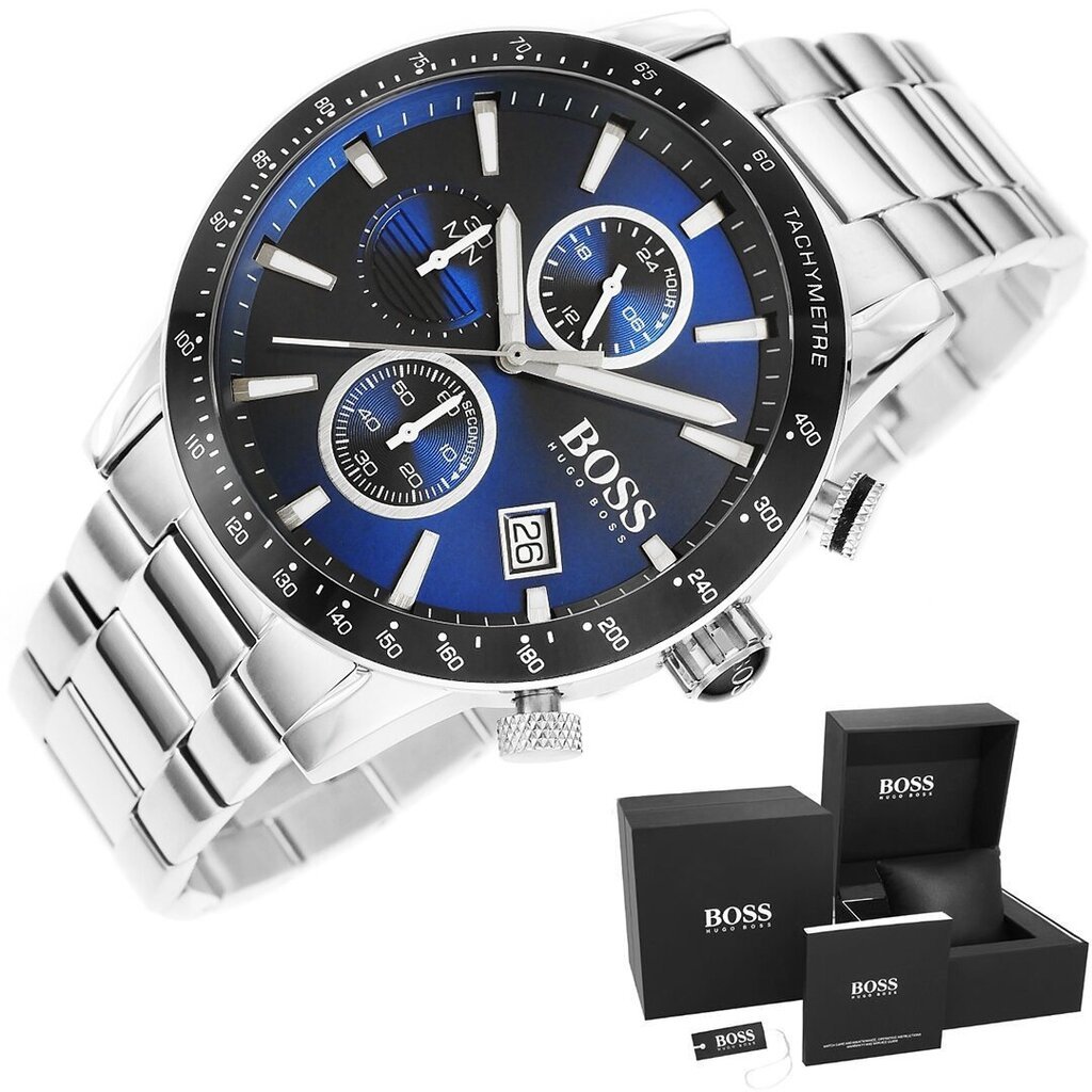 Hugo Boss Rafale miesten kello 1513510 + LAATIKKO hinta ja tiedot | Miesten kellot | hobbyhall.fi