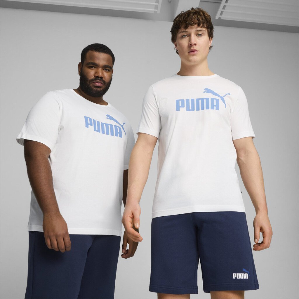 Ess logo tee puma 58666735 vīriešiem balta miehet valkoinen 58666735 hinta ja tiedot | Miesten T-paidat | hobbyhall.fi