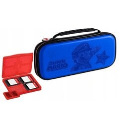 Nintendo Switch RDS Game Traveler: Deluxe Travel Case - Super Mario Edition Blue (Switch) hinta ja tiedot | Pelikonsolitarvikkeet | hobbyhall.fi