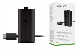 Microsoft Xbox X -peliohjain akku + USB-C-kaapeli hinta ja tiedot | Microsoft Tietokoneet ja pelaaminen | hobbyhall.fi