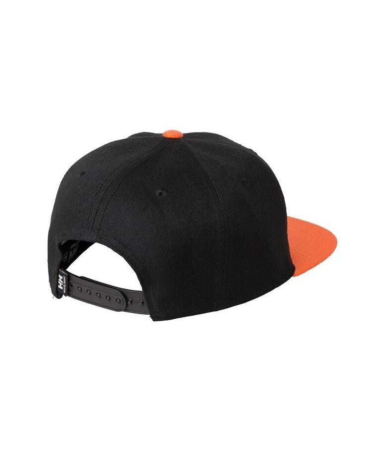 Helly Hansen lippis KENSINGTON FLAT BRIM, musta/oranssi hinta ja tiedot | Miesten hatut, huivit ja käsineet | hobbyhall.fi