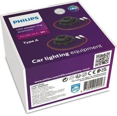 PHILIPS-sovitinrengas H7 LED-tyypin A lampunpidin 11184X2 hinta ja tiedot | Lisätarvikkeet autoiluun | hobbyhall.fi