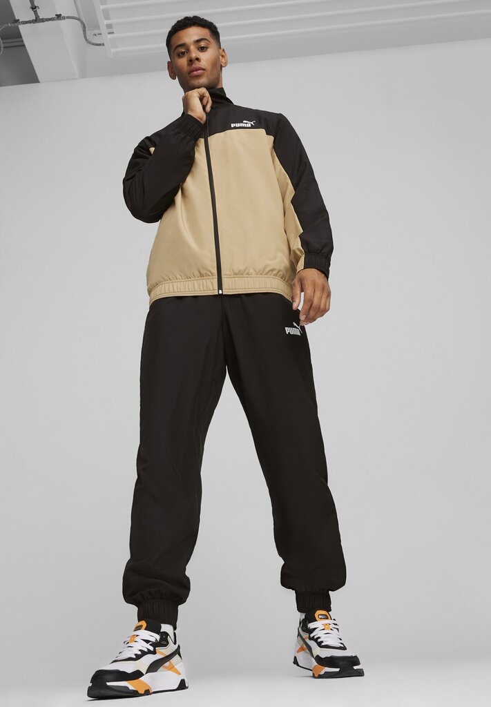 Puma Urheiluasu Woven Tracksuit Black Cream 678887 83 678887 83/XL hinta ja tiedot | Miesten urheiluvaatteet | hobbyhall.fi