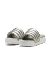 Puma Tossut Karmen Slide Puffy White Silver 395399 03 395399 03/7 hinta ja tiedot | Naisten sandaalit ja tossut | hobbyhall.fi