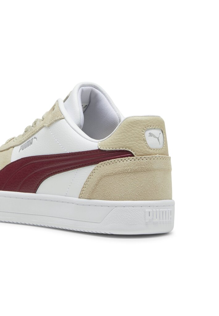 Puma Jalkineet Caven 2.0 Lux Sd White Bordeaux Cream 395080 01 395080 01/12 hinta ja tiedot | Miesten urheilu- ja vapaa-ajan kengät | hobbyhall.fi