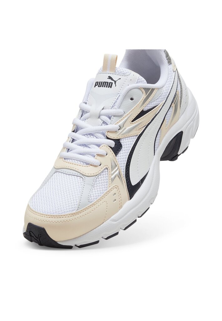 Puma Jalkineet Unisex Milenio Tech Black White Peach 392322 07 392322 07/6.5 hinta ja tiedot | Miesten urheilu- ja vapaa-ajan kengät | hobbyhall.fi