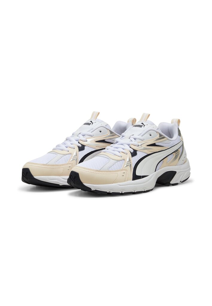 Puma Jalkineet Unisex Milenio Tech Black White Peach 392322 07 392322 07/6.5 hinta ja tiedot | Miesten urheilu- ja vapaa-ajan kengät | hobbyhall.fi