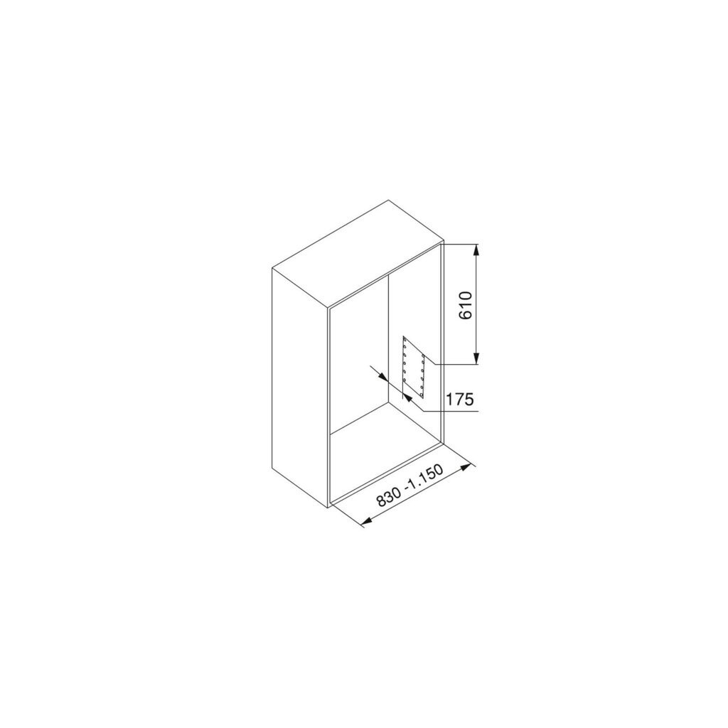 Emuca, Pantografi ripustin, 830 - 1150, maalattu musta hinta ja tiedot | Kaapit | hobbyhall.fi