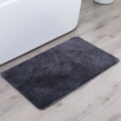 Mikrokuituinen wc-matto Benedomo 55x90, harmaa hinta ja tiedot | Kylpyhuoneen sisustus | hobbyhall.fi