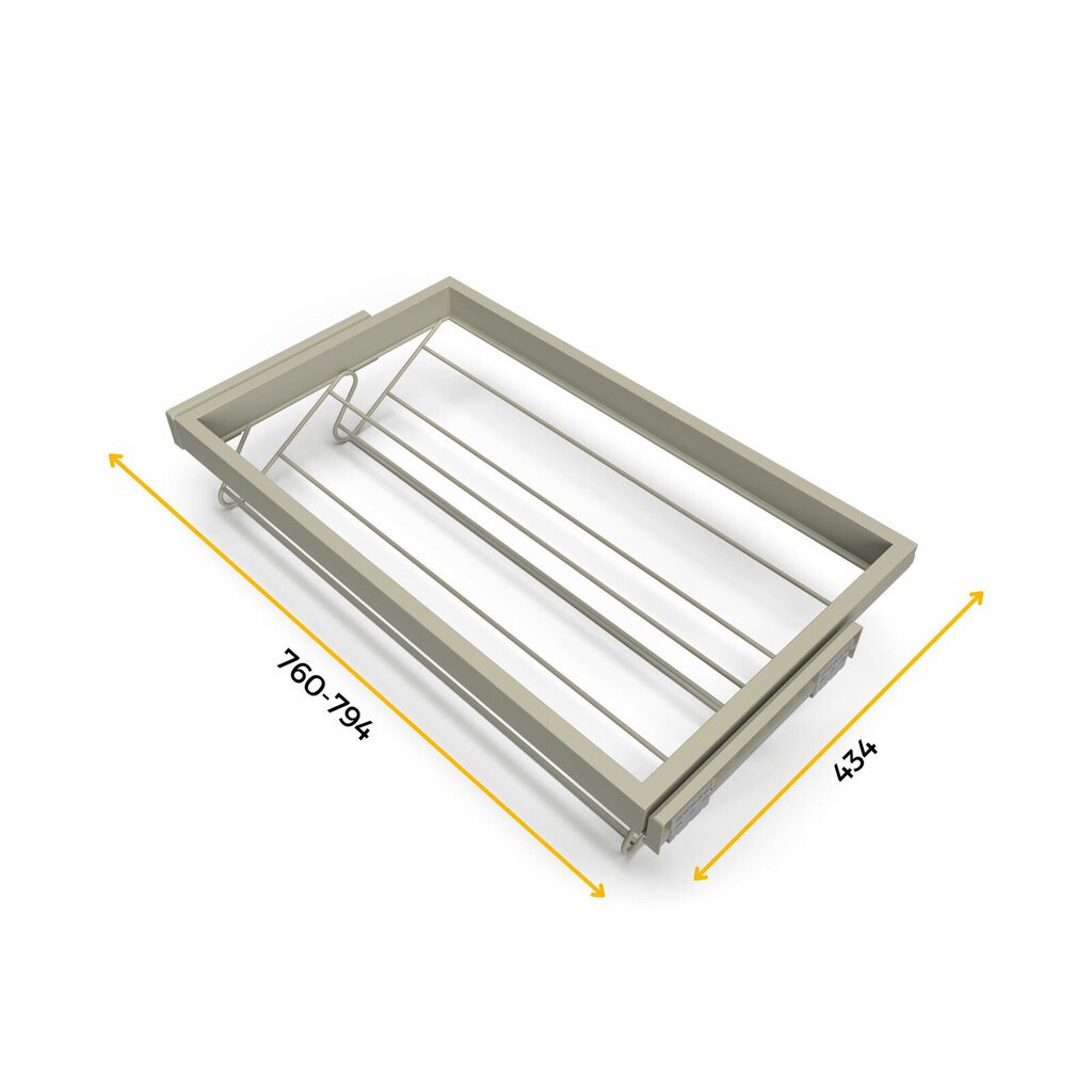 Hack kenkälaatikko, moduuli 800 mm, kivenharmaa hinta ja tiedot | Kaapit | hobbyhall.fi