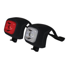 Polkupyörän valosarja Dresco LED, ladattava USB hinta ja tiedot | Polkupyörän valot ja heijastimet | hobbyhall.fi