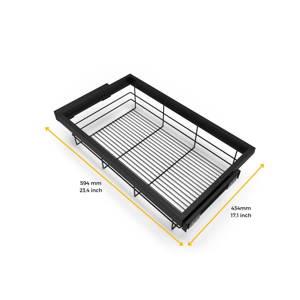 Hack-laatikko korilla, moduuli 800 mm, kivenharmaa hinta ja tiedot | Kaapit | hobbyhall.fi