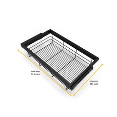 Hack-laatikko korilla, 900 mm moduuli, kivenharmaa hinta ja tiedot | Kaapit | hobbyhall.fi