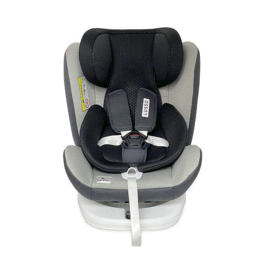 Turvaistuin Lorelli Lusso SPS Isofix, 0-36 kg, Harmaa. hinta ja tiedot | Turvaistuimet | hobbyhall.fi