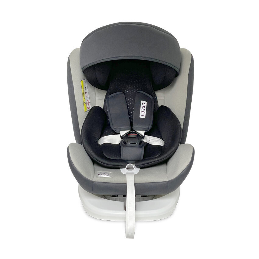 Turvaistuin Lorelli Lusso SPS Isofix, 0-36 kg, Harmaa. hinta ja tiedot | Turvaistuimet | hobbyhall.fi