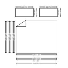 3kpl puuvillainen pussilakanasarja (1*pussilakana + 2*tyynyliina hinta ja tiedot | Pussilakanat ja tyynyliinat | hobbyhall.fi