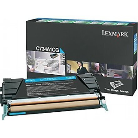 Lexmark - Toner Optra C73x/X73x Cyan 6K C734A1CG hinta ja tiedot | Laserkasetit | hobbyhall.fi