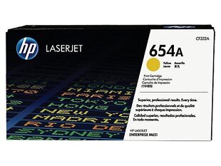 HP 654A Yellow Toner hinta ja tiedot | Laserkasetit | hobbyhall.fi