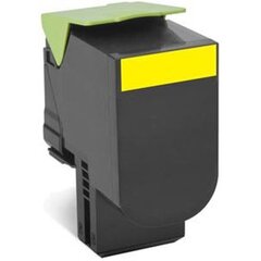 Lexmark 80x Yellow Toner Cartridge Corporate Program (2K) malleille CX410de, CX410dte, CX410e, CX310dn, CX310n, CX510de, CX510dhe, CX510dthe hinta ja tiedot | Laserkasetit | hobbyhall.fi