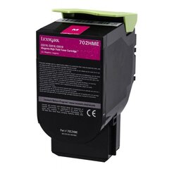 Lexmark 70C2HME Cartridge, Magenta, 3000 hinta ja tiedot | Laserkasetit | hobbyhall.fi