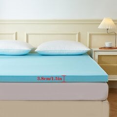 1kpl geelimäinen memory foam -peittopatja hengittävä mukava pehmeä kaikkina vuodenaikoina saatavana memory foam -patjapehmuste mukavaan uneen opiskelijahotellin makuuhuoneen vuodevaatteet hinta ja tiedot | Pussilakanat ja tyynyliinat | hobbyhall.fi