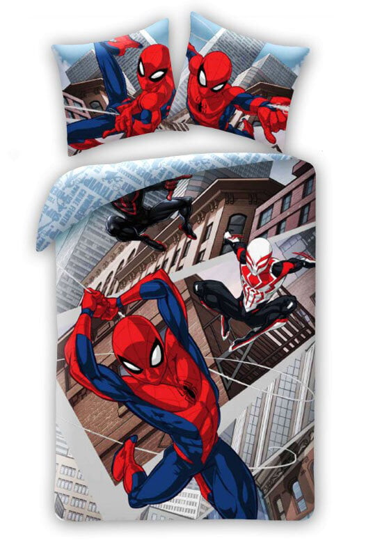 Pussilakanasetti Spiderman Triplet 140×200 cm + tyynyliina 70×90 cm hinta ja tiedot | Vuodevaatteet lapsille | hobbyhall.fi