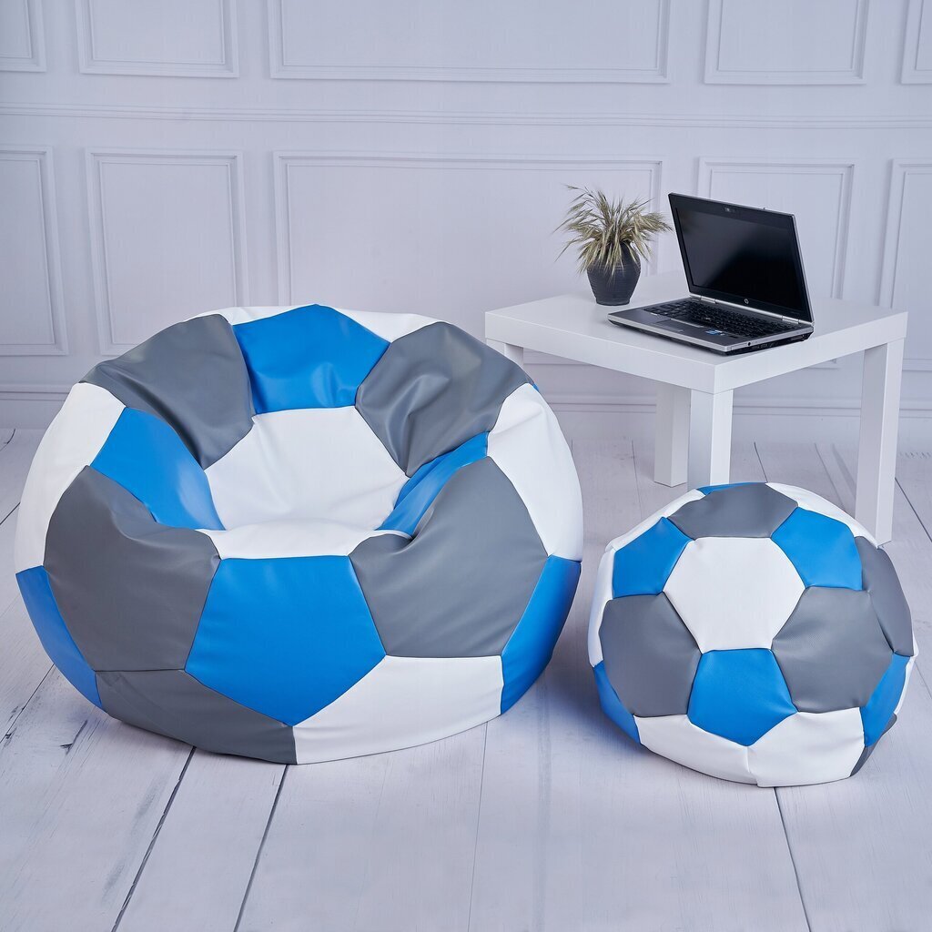 Beanbag - Ball XXXXL jalkatyynyllä, 90x90 cm hinta ja tiedot | Säkkituolit, rahit ja penkit | hobbyhall.fi