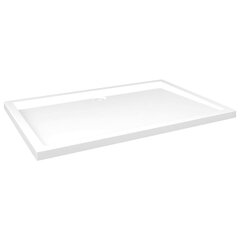 vidaXL Suihkualusta suorakaide ABS valkoinen 80x120 cm hinta ja tiedot | Suihkualtaat | hobbyhall.fi