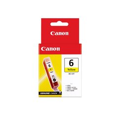 Tint Canon BCI-6Y yellow hinta ja tiedot | Mustekasetit | hobbyhall.fi