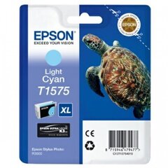 Epson T1575 Light Cyan Light cyan hinta ja tiedot | Mustekasetit | hobbyhall.fi