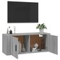 vidaXL Seinäkiinnitettävä TV-taso Sonoma-tammi 100x34,5x40 cm hinta ja tiedot | TV-tasot | hobbyhall.fi