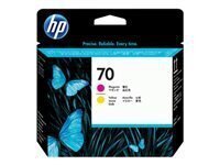 HP 70 Printhead magenta+yellow hinta ja tiedot | Mustekasetit | hobbyhall.fi