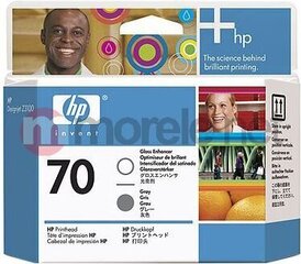 HP 70 printhead grey + gloss enhancer mustekasetti hinta ja tiedot | Mustekasetit | hobbyhall.fi