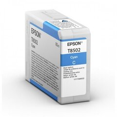 Epson T8502 Ink Cartridge, Cyan hinta ja tiedot | Mustekasetit | hobbyhall.fi