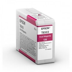 Epson T8503 Ink Cartridge, Magenta hinta ja tiedot | Mustekasetit | hobbyhall.fi